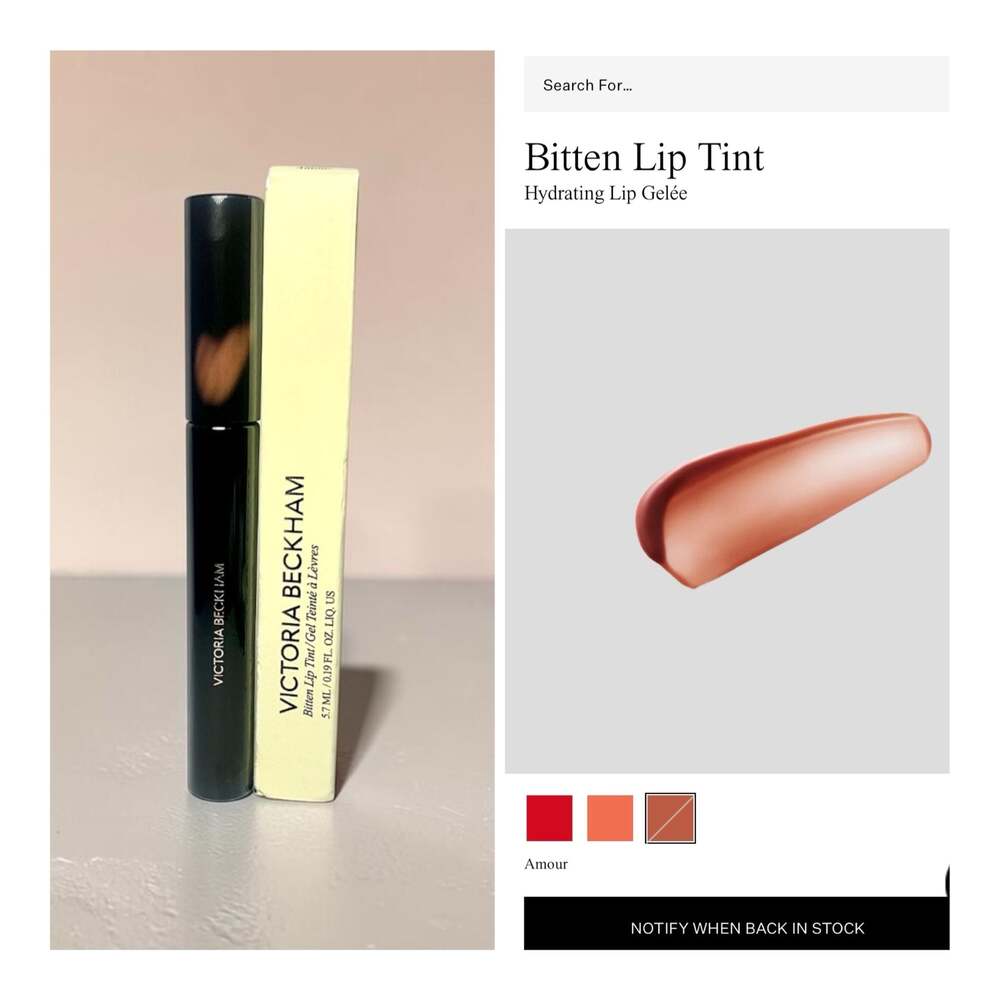 Victoria Beckham Beauty Bitten Lip Tint Hydrating Lip Gelee in Amour